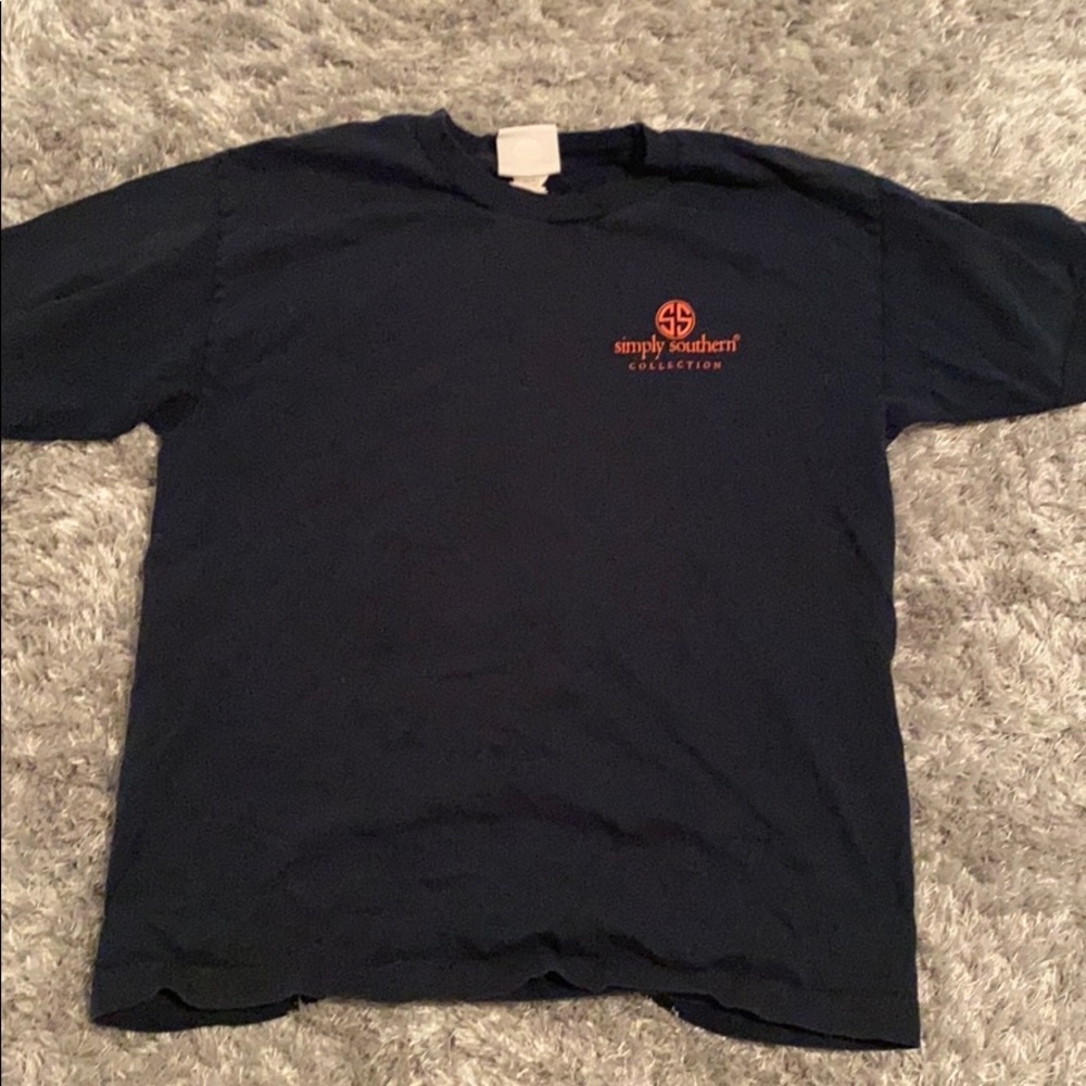 navy blue simply southern shirt